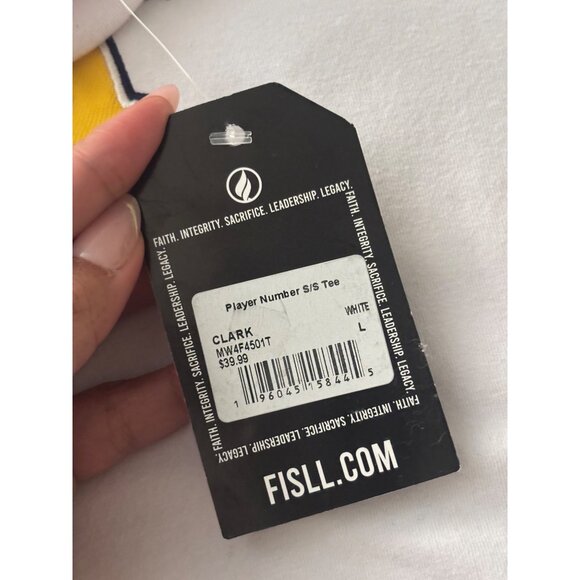 WNBA Caitlyn Clark Fever 22 Short Sleeve Tee Large White - Picture 6 of 10